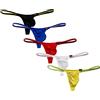 Faringoto Perizoma da uomo a vita bassa rigonfiamento perizoma slim G String Bikini (confezione da 5), 0116, S