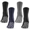 sockenkauf24 2 | 4 | 6 Paia Calze Antiscivolo Uomo Donna Antisdrucciolo Calzini Nero Blu Grigio (39-42, 6 Paia - Nero | Blu | Grigio)