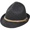 Melegari Cappello Tirolese Dreispitzhut Stella Alpina | Cappello da Montagna | Cappello Alpino | Uomo Donna | Estate/Inverno (Verde, 60)