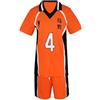 COMING Karasuno Uniform Shouyou Hinata Halloween Cosplay Costume Shirt Shorts Pallavolo Jersey, Colore: 16, M