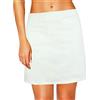 Timuspo Gonna da tennis da donna, a vita alta, con pantaloni corti e tasche, per corsa, golf, escursionismo, bianco, S