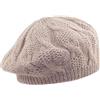 Melegari Cappelleria Berretto di Maglia, Basco di Maglia, Lana Angora, Made in Italy, Donna/Ragazza, Autunno/Inverno (Bordeaux)
