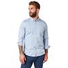 TOM TAILOR Camicia Slim Fit in Cotone, Uomo, Blu (Light Blue Oxford 15837), XXL