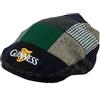 GUINNESS THE 1759 Guinness Official Merchandise - Harp Embroidered Flat Cap, Cappello da uomo, Multicolore(multicolored - black/grey/cream), taglia produttore: größe l