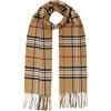 LIPODO Sciarpa a Quadri Cashmink Donna/Uomo - Made in Germany invernale da uomo con frange autunno/inverno - Taglia unica cammello
