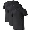DAVID ARCHY Maglia Intima da Uomo Business,Canottiere e Magliette Intime da Uomo Realizzata in Micro Modal con Scollo a V Maglia Intima Morbida Manica Corta Morbida Piacevole, Pacco da 3