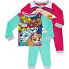 Paw Patrol Pigiama per Ragazze Confezione da 2 La Squadra dei Cuccioli Multicolore 3-4 Anni