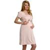 Italian Fashion Camicia da Notte Parto Ospedale | Vestaglia Donna Ospedale | Camicia da Notte Parto | Pigiama Premaman Leggero e Confortevole | Vestiti Premaman S-XXL