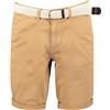Geographical Norway GEO NORWAY PLAGEO Men - Bermuda Chino da Uomo con Cintura Pantaloncini Corti Grandi Tasche in Cotone Taglia Regolabile Estivo