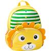 Pawleso Zaino con Tigre dei Cartoni Animati per Bambini Dell'asilo, Leggero, a Tracolla, Regalo di Natale (Leone)