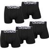 L&K Boxer da Uomo in Cotone, Confezione da 5, Taglie dalla M alla 5XL, Neri con Elastico in Vita Color Neon, vestibilità Comoda Senza Etichette fastidiose 1116-H 5XL