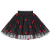 Sunny Fashion Ragazze Gonna Giallo Tulle Unicorno Ricamo Luccichio Fata Festa Carnevale 6 Anni