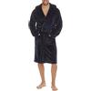 Octopus Accappatoio da uomo extra morbido in microfibra con cappuccio vestaglia morbido cappotto sauna f5710, Nero (1484), XXXXL