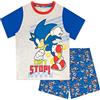 SONIC THE HEDGEHOG Pigiama per Ragazzi Blu 9-10 Anni