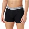 Emporio Armani Boxer da Uomo in Cotone Elasticizzato a Costine Shorts, Nero, S