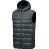 Mapamyumco Piumino da uomo leggero, con cappuccio, impermeabile, senza maniche, per escursionismo, sci, Grigio, XX-Large