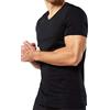 Baci e Abbracci 3 Magliette Intime Uomo Cotone Elasticizzato Pacco da 3 T Shirt Uomo Manica Corta Cotone Bielastico Maglietta Uomo Nera o Bianca