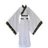 Black Sugar Kimono Giapponese Bianco Tradizionale Uomo Costume Cosplay Tunica Set S(36) M(42) L(44) XL(46) XXL(48) 3XL(46), bianco, XL