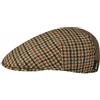 Borsalino Coppola Ventova Check Uomo - Made in Italy Cappellino Lana Cappello Piatto con Visiera, Fodera Autunno/Inverno - S (54-55 cm) Beige