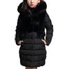 Nemopter Winter Down Jacket Girl Princess Winter Coat Autunno Mid Long Thick Thick Parka Fur