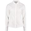 Kustom Kit - Camicia con Colletto alla Coreana Manica Lunga - Donna (48) (Bianco)