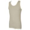 RAGNO Canottiera Uomo Spalla Larga WSK Articolo 601592 Lana e Seta, 002 Bianco Lana, XL