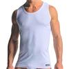 NAVIGARE UNDERWEAR CONFEZIONE DA N 2 CANOTTIERE UOMO SPALLA LARGA TAGLIE CALIBRATE COTONE JERSEY PETTINATO. Colore Bianco 100% Cotone