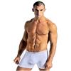 Navigare 6 Boxer Uomo Cotone Elasticizzato Elastico Esterno Art. 573/E Bianco O COLORATO (6/XL, Bianco)