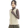 PengGengA Gilet Piumino Panciotto Smanicato da Donna Ultraleggeri Senza Maniche Giacche Inverno Caldo Gilet Cappotto Giubbotto - Beige, M