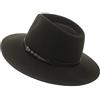 Votrechapeau Gabin - Cappello tipo Fedora in feltro ripiegabile nero 58 cm