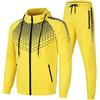 Kobilee Tuta Cotone Uomo Completa in Felpa con Cappuccio e Pantalone Set Fitness Tuta Completa Traspirante Leggera Tracksuit Tuta Felpata Lunghe Jogging Invernale Tuta Sportiva Tute da Ginnastica