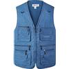 Btmpmcs Gilet da Pesca All'aperto da Uomo Casual Multi-Tasche Panciotto Leggero Traspirante Gilet da Sport Reporter Caccia Fotografia Giacca da senza maniche da Lavoro