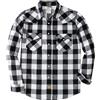 Dubinik® Camicia Flanella Uomo Invernale Camicia Uomo Flanella Cotone Western Cowboy con Bottone Automatico Vintage Quadri