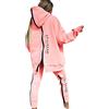 HAXNOHEY Tute Sportive Donna Tuta Donna Sportiva Set Tuta Ginnastica Larga Oversize Palestra Donna Completa Tute Larghe Tracksuit Donna Tuta Due Pezzi Casa Lunga Sport Taglie Forti Donna Tuta Signora Cachi L