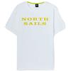 North Sails S/S T-Shirt W/Graphic, White, X-Large Uomo