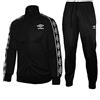 Umbro Tuta Uomo Full Zip acetata Nuova Collezione Art.30031 (L, Nero)