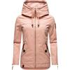 Navahoo Wekoo - Giacca leggera da donna con cappuccio, taglie XS-3XL, Rosa chiaro, L