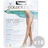 GOLDEN LADY Repose Set 10 GOLDEN LADY Repose Collant 20 den nero taglia XL 36f