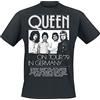 Queen Germany Tour 79 Uomo T-Shirt Nero XXL 100% Cotone Regular