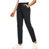 CRZ YOGA Donna Pantaloni Sportivi con Coulisse e Tasche per Fitness Corsa Nero 38