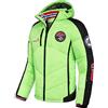 Nebulus Giacca da sci Force Uomo, Nero/Lime, L