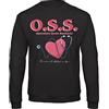 Bughyprint Felpa Girocollo Unisex OSS O.S.S. OPERATORE Socio Sanitario, M