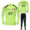 HDSD Tuta Calcio Uniforme Personalizzato Uomini Tuta Allenamento Calcio Uomo (Verde)