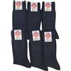 Rossi calze Rossi Calza Corta Uomo Sanitaria Lana Con Elastico Relax Calze Igenica Senza Lastex Made In ITALIA (42, Nero)