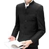 oneforus Giacca Sportiva da Uomo Cinese Giacca Casual con Colletto alla Coreana Slim per discorso di Host di Nozze per Ufficio