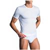 GENERICO Maglietta Intima Uomo Felpata, Offerta 3-6 Pezzi, Girocollo, Maglietta Intima Uomo Caldo Cotone Pettinato, Maglietta intima uomo Invernale (L, 3 PEZZI-BIANCO)