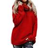 Pengniao Maglioni Donna Oversize Maglione Dolcevita Trecce Pullover Pesanti Intrecciato Donna Larghi Maglioncino Invernali Maglia Collo Alto Inverno Pull Donna Maglioncini Ragazza Maglieria per Signora Cachi S