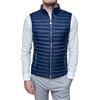 Evoga Giubbotto piumino uomo casual smanicato gilet slim fit Jacket (3XL, Blu)