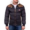 Geographical Norway Uomo Parka Abramovitch Giacca Invernale Giacca Trapuntata Nero M