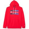 Champion Legacy Graphic Shop Authentic Powerblend Terry Box Logo Felpa con Cappuccio, Rosso, S Uomo